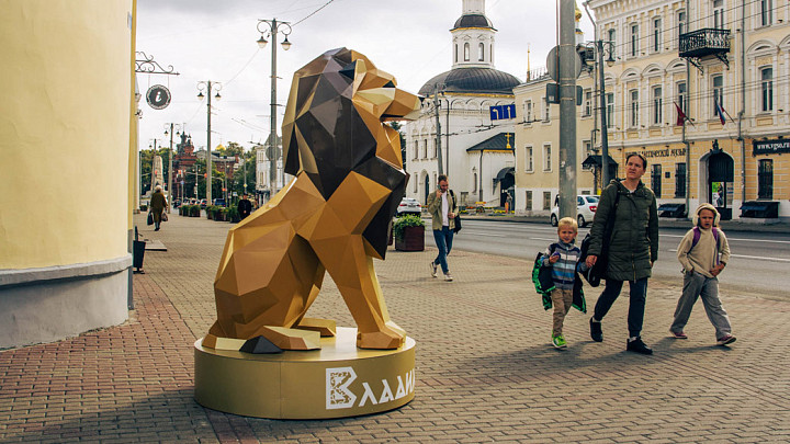 Как украсили Владимир ко Дню города
