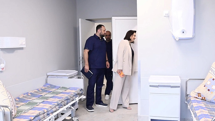 В больнице скорой помощи «Красный крест» закончили ремонт в отделении гинекологии
