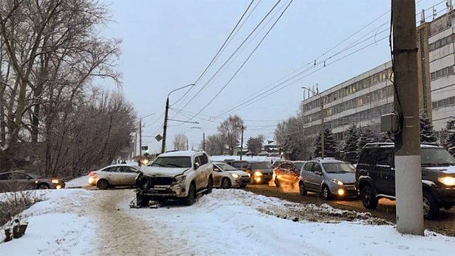 Снежная каша на дорогах Владимира