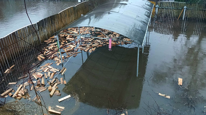 Затопленные сады рядом с Владимиром превратились в «русскую Венецию»