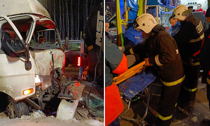 Во Владимире произошла авария с участием снегоуборочной техники