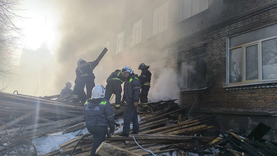 Ремонт школы с пожаром