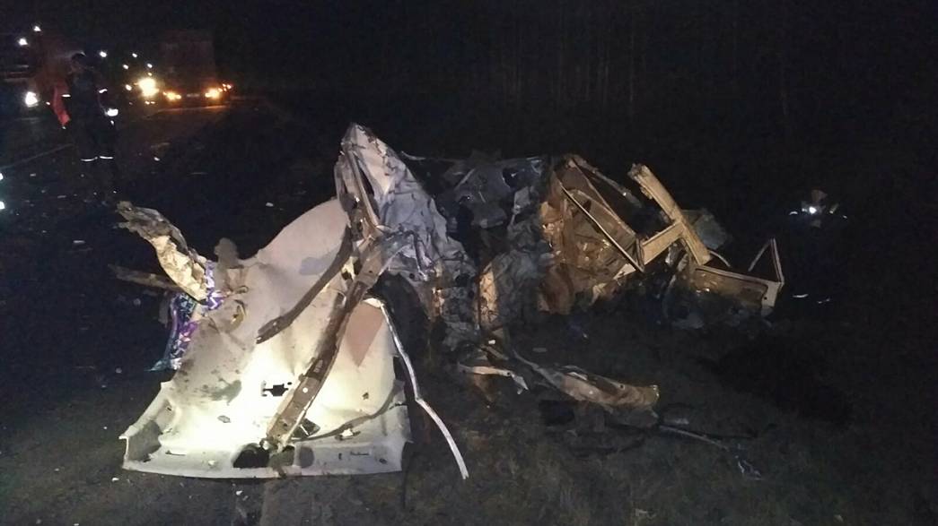 На Южном объезде города Владимира легковой автомобиль попал под два грузовика