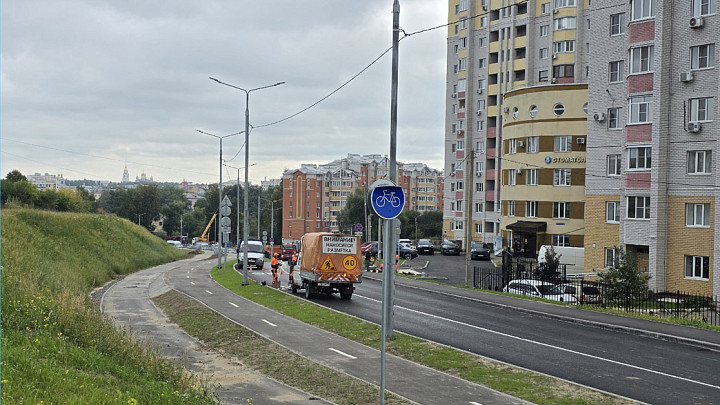 Во Владимире достроили дорогу на улице Пушкарской
