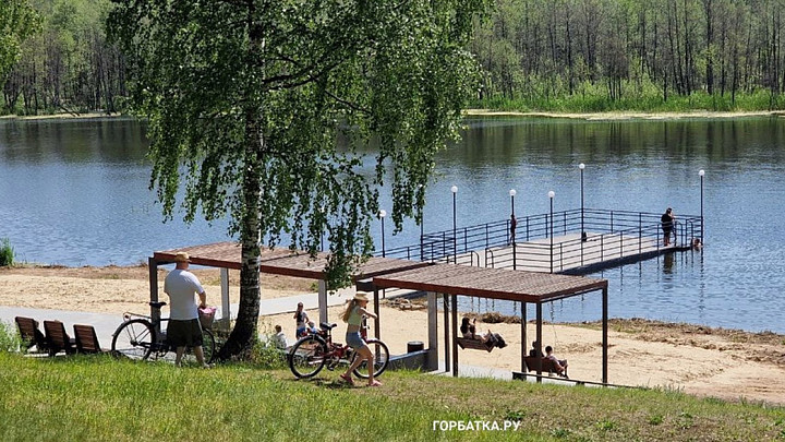 Во Владимирской области благоустроили пляжную зону на реке Колпь
