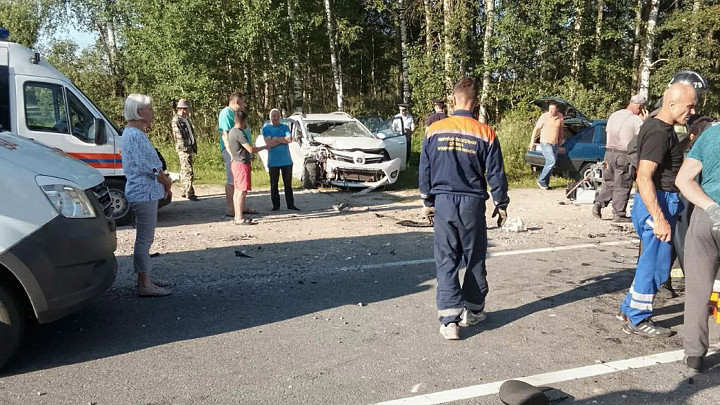 В крупной аварии на муромской дороге пострадали трое человек