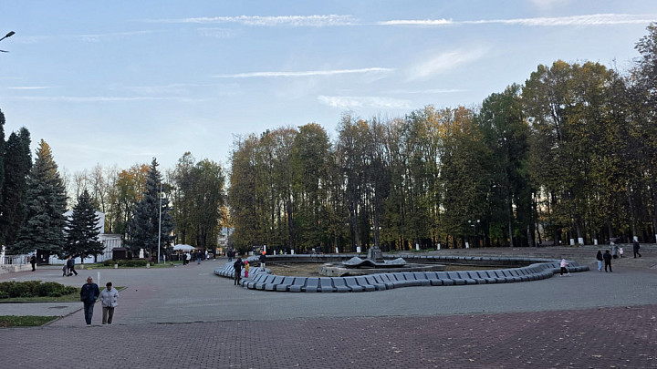 Во Владимире высохли фонтаны