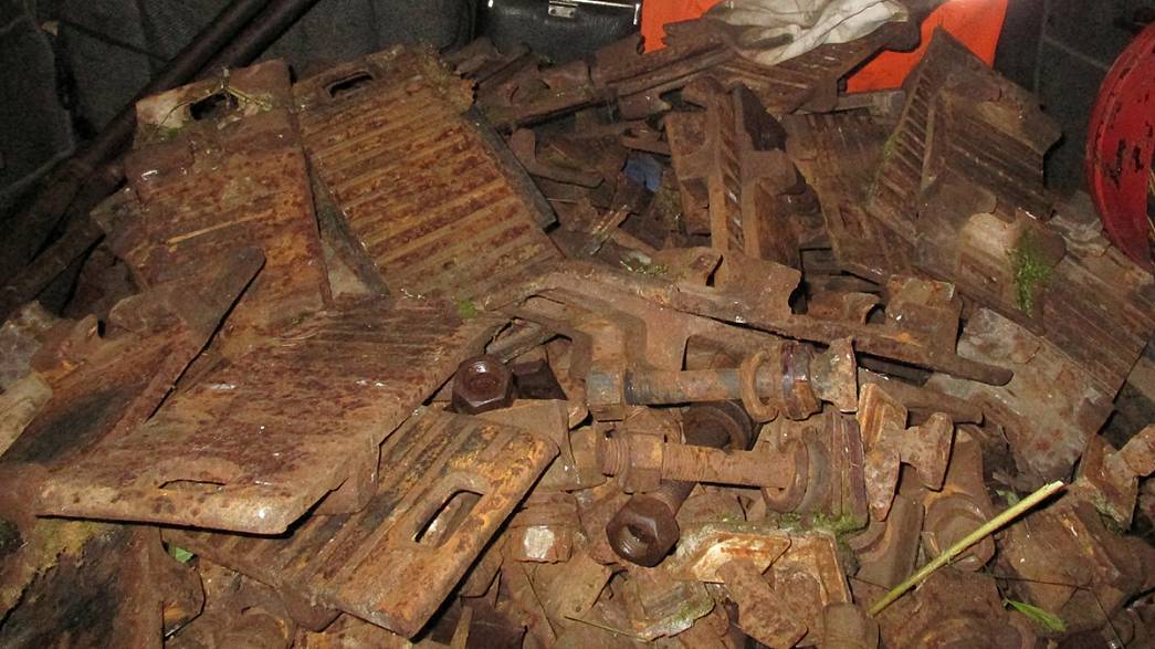 В Муроме поймали троих похитителей железнодорожного металлолома