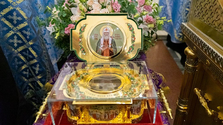 Православный Владимир встречает мощи святителя Тихона