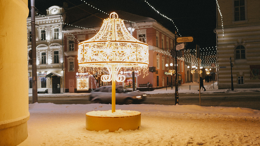 Во Владимир завезли новогоднее настроение