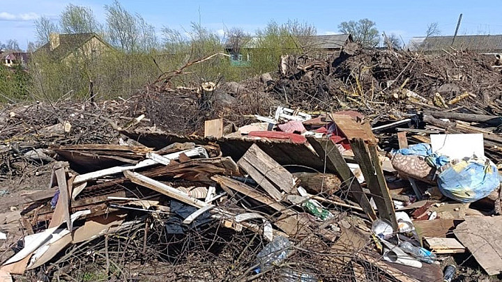 Город Юрьев-Польский зарастает мусорными свалками