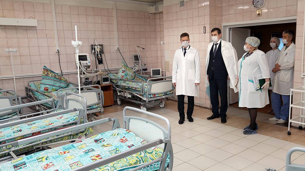 В микрорайоне Юрьевец на базе больницы №6 города Владимира открыли инфекционное отделение на 154 койки для больных COVID-19