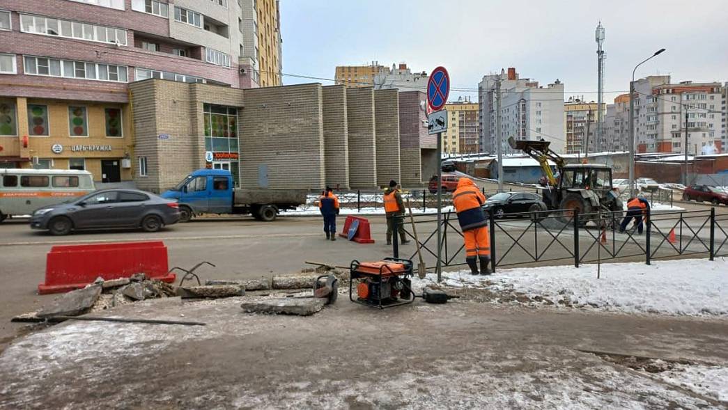 Удобный для владимирцев пешеходный переход начали делать после вмешательства врио губернатора Авдеева