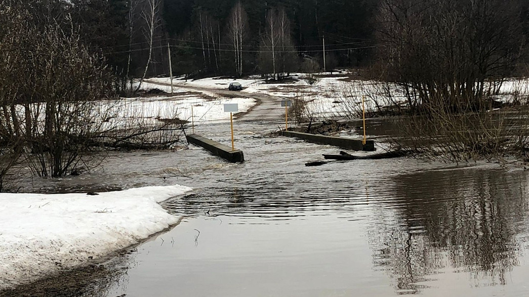Во Владимирской области весенним половодьем затоплено уже три моста