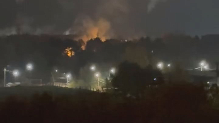 Видите пожар? А его нет. Во Владимир появился огненный мираж
