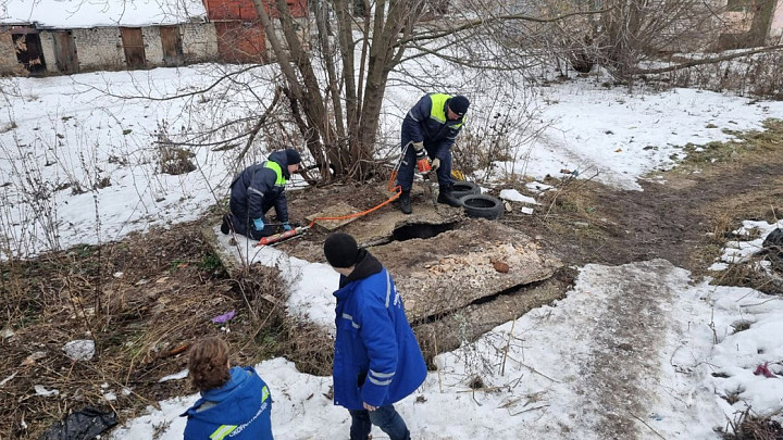 Спасатели достали из тепловой камеры пострадавшего