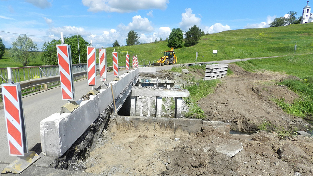 Во Владимирской области ремонтируют аварийные мосты