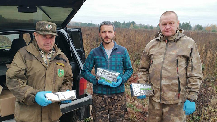 Во владимирских лесах идет кампания по вакцинации диких зверей от бешенства