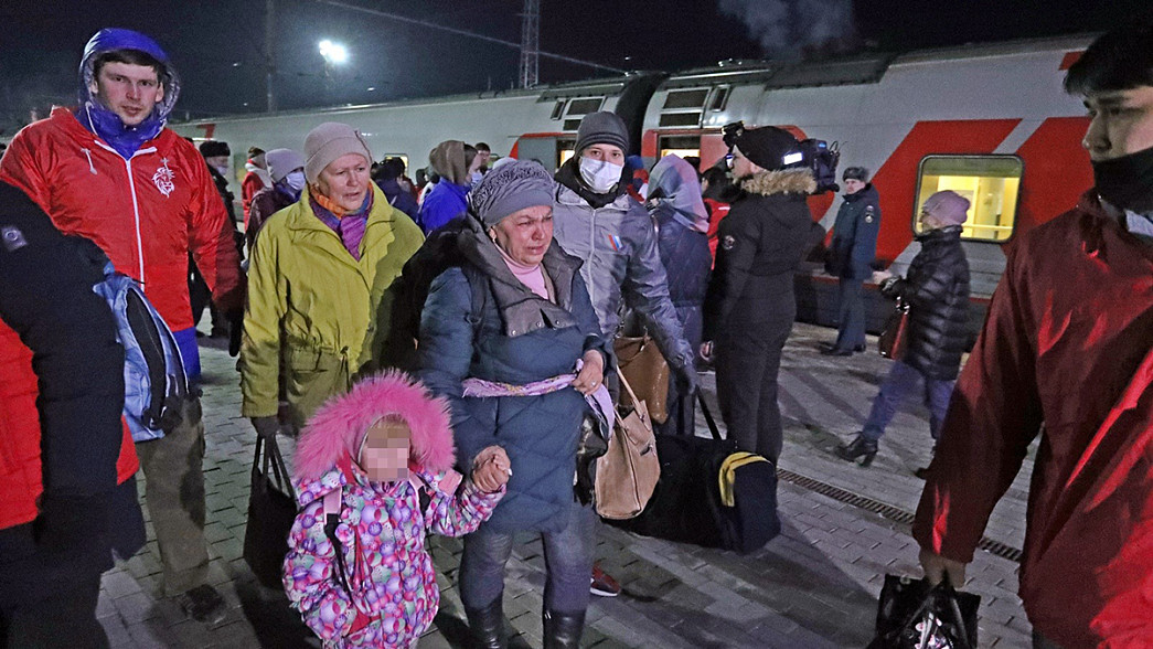 Во Владимир прибыл второй поезд с вынужденными переселенцами из ДНР и ЛНР