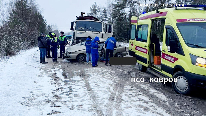 При столкновении с грузовиком погибли водитель и пассажир легковой машины