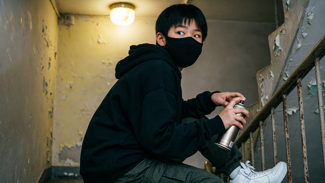 Полицейские поймали «подъездного экстремиста»