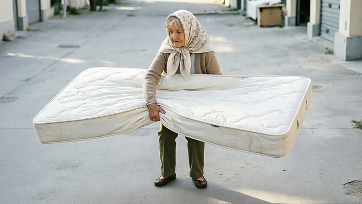 Владимирские бабушки настолько суровые, что крадут из магазина матрасы