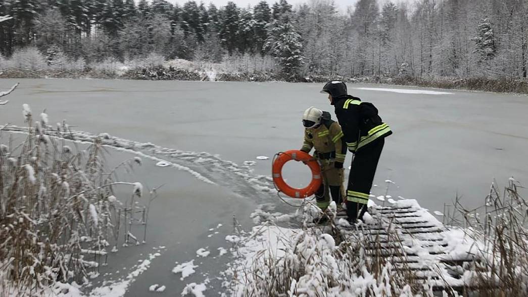 Сотрудники МЧС спасли тонущего рыбака на пруду в Петушинском районе