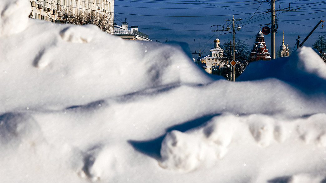 Высота снежного покрова во Владимирской области уже сейчас превышает норму в 2 раза