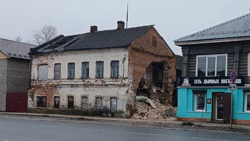 В Судогде рухнул дом, а в Судогодском районе упал или был сбит неизвестный БПЛА