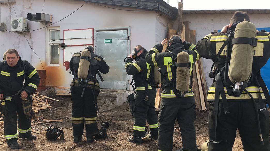 За сутки во Владимирской области сгорело два деревообрабатывающих производства