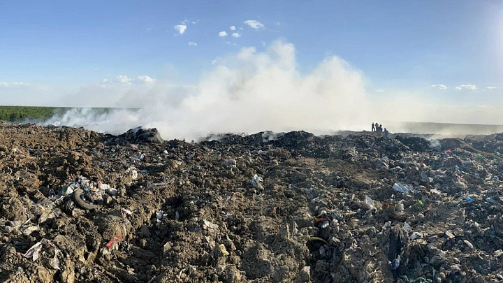 Власти отрицают причастности БПЛА к пожару на одной из крупнейших мусорных свалок Владимирской области