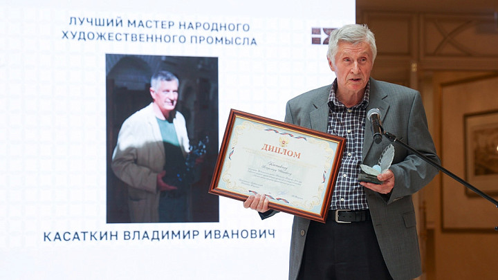 Лучшим в России мастером народных промыслов стал Владимир Касаткин