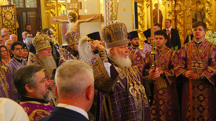 Патриарх Московский и всея Руси Кирилл освятил Сретенский храм Ризоположенского монастыря в Суздале
