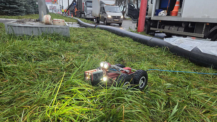 Муромские коллекторы ремонтируют с помощью робота-телеинспектора и полимерного чулка