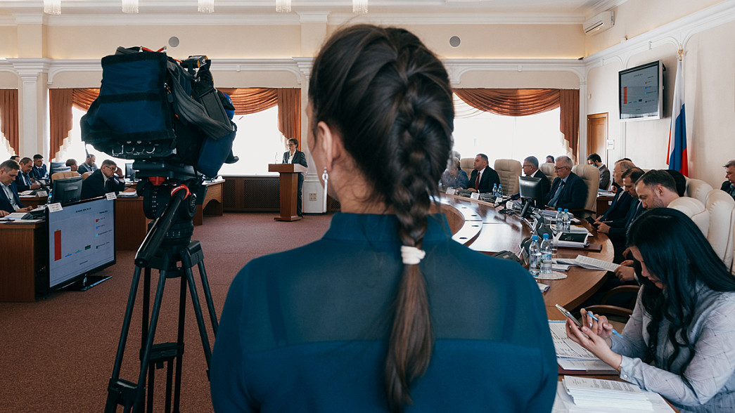Что там с публичными ресурсами? Законодательное Собрание заслушивает отчёт председателя Счётной палаты Владимирской области Ирины Туляковой