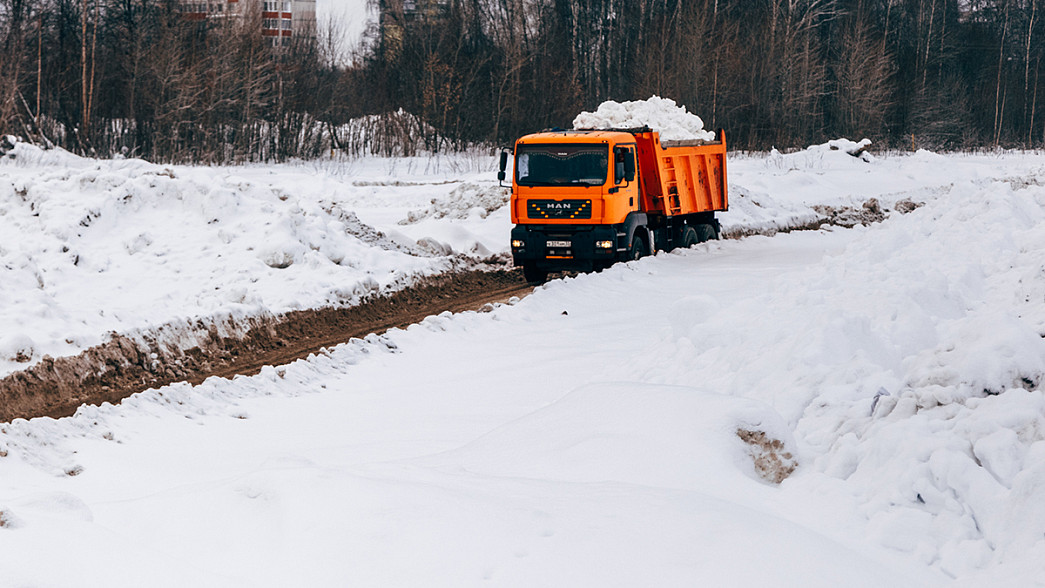 Во Владимирской области проблемы со складированием снежных масс