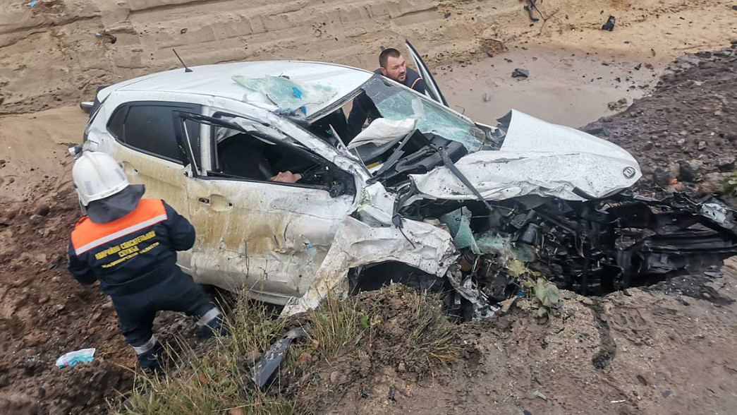 Авария на расширяемом участке дороги на Суздаль: столкнулись легковушка и «ГАЗель»
