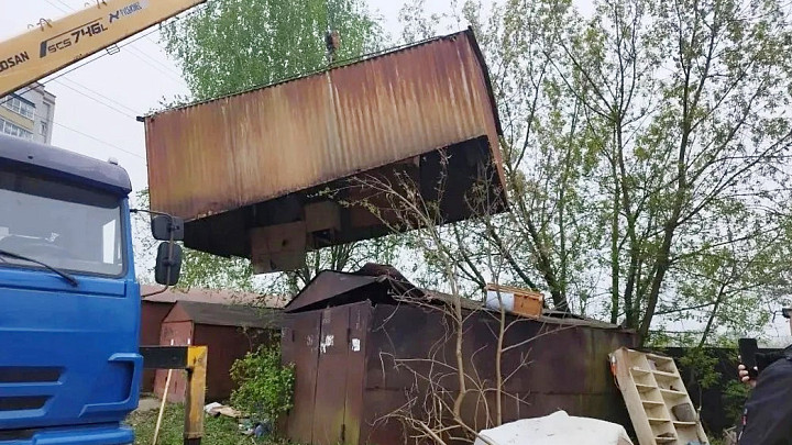 Снос гаражей во Владимире: жители протестуют и охраняют свою собственность