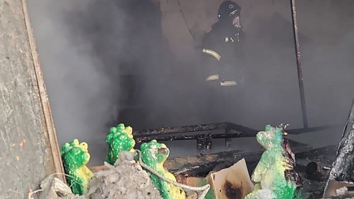 Во Владимирской области вместе с гномами сгорели символы китайского Нового года