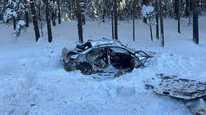 В «снежной» аварии на «бетонке» погибла пенсионерка