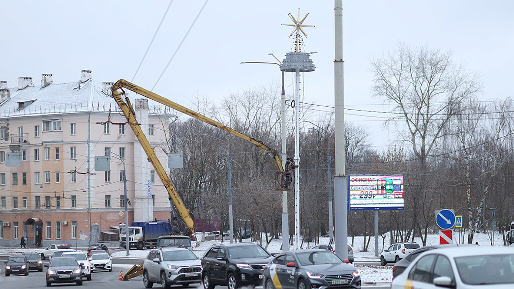 Во Владимире начали создавать новогоднее настроение