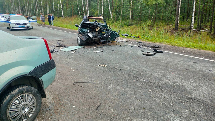 В аварии возле Курлово погибли два водителя. Трое, в том числе двое маленьких детей, пострадали