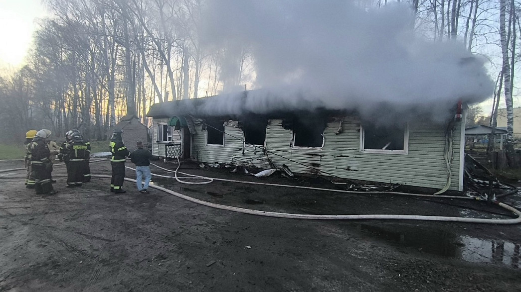 Под Владимиром сгорело придорожное кафе
