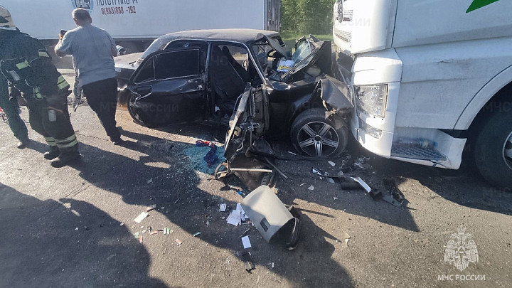 Водитель «Волги» погиб в лобовом столкновении с грузовиком