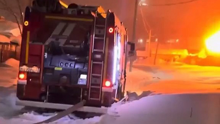 Из-за нечищенной дороги пожарная машина не смогла подъехать к месту возгорания