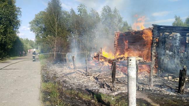 На пожаре в поселке Мезиновский погиб трехлетний мальчик