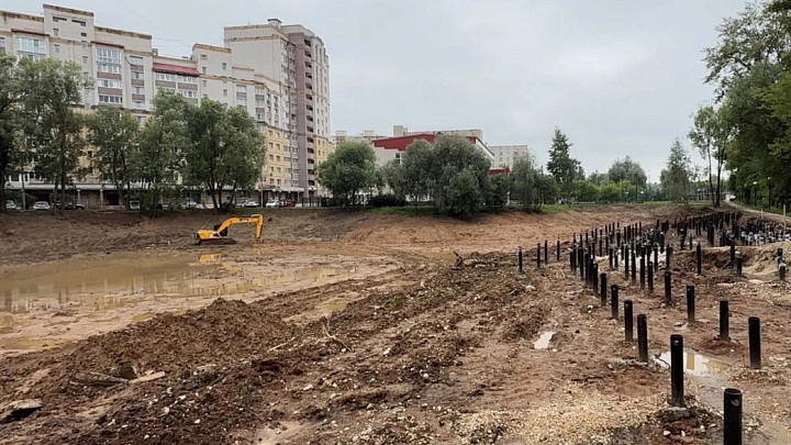 Соловьиный пруд готовят к заполнению водой