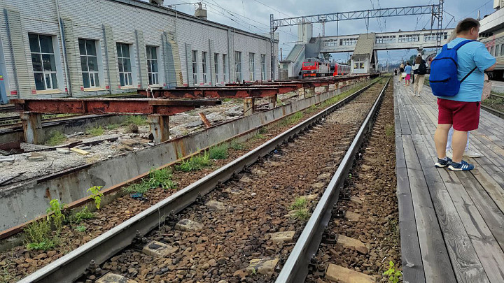 Владимирцы пожаловались на временную платформу на железнодорожном вокзале