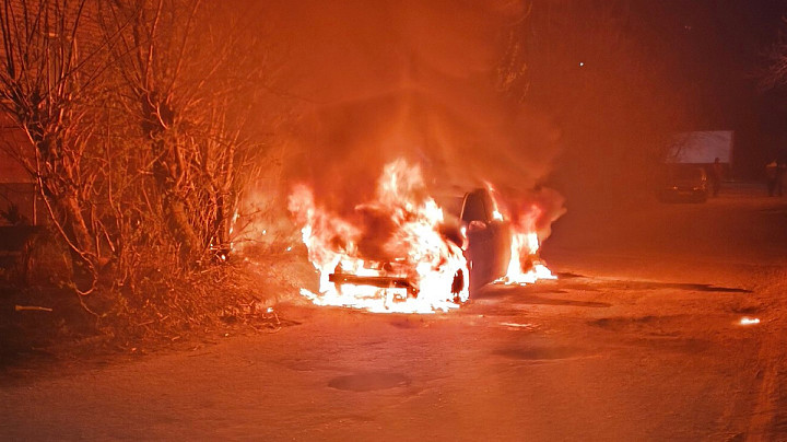 Массовый поджог автомобилей во Владимире