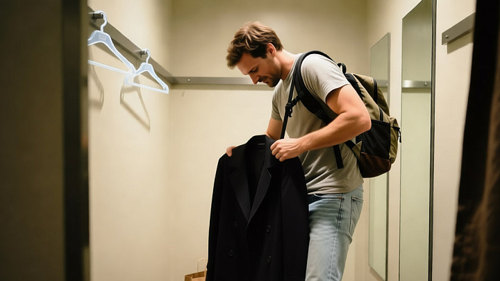 Владимирец украл в магазине куртку. Но попался на повторном визите